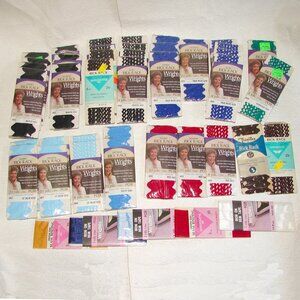 RICK RACK Trim + Hem Tape Lot of 43 Pk, Sealed NOS, Jumbo Medium Baby,All Colors